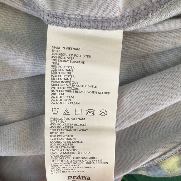 Prana Cantina Dress in Blue and Graceful Floral Halter Size Med - Picture 9 of 10